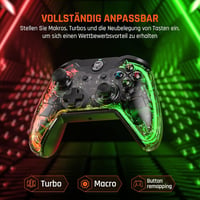 BigBig Won vezetékes Switch és PC kontroller, állítható ravaszokkal és extra gombokkal 5