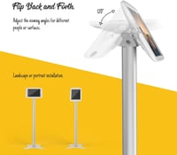 Beelta BSF302T iPad Állvány - 120° Forgatható Tablet Tartó 10.2" iPad 7/8/9 Modellekhez, Alumínium Rúd, Fém Talp, Lopásgátló Zár

AI: I've c 4