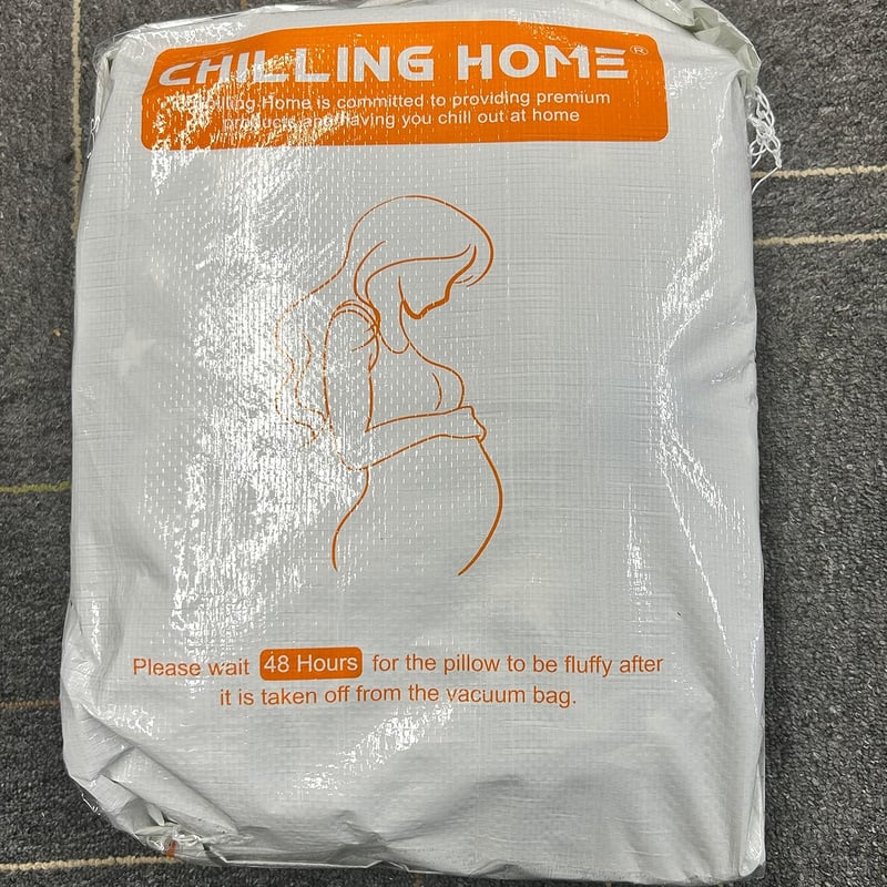 Chilling Home XXL 2 az 1-ben kék terhességi és szoptatós párna, levehető huzattal