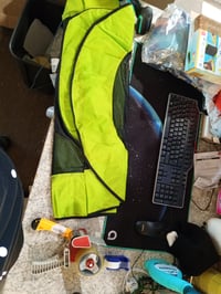 Saltea gonflabilă de apă Intex 58836EU cu suprafață din plasă 178x94 cm albastru, stare utilizată 2