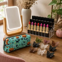 Beauty kutak: ogledalo s povećanjem + stalak za 24 ruža + 11 leptir ukosnica + kozmetička torbica 1
