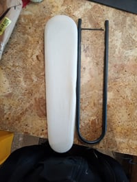 WENKO Leona daska za glačanje rukava 52x14x12 cm crno/bijela, 100% — neispravno, djelomično funkcionalno: donji dio se odvojio (stanje: vidi 2. sliku) 5