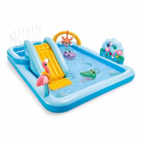 Detské vodné ihrisko Intex Jungle Adventure 244x198x71 cm, objem 493 litrov — Produkt bol použitý (stav: pozri 2. obrázok) 2