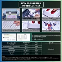Sellő Mintás Infúziós Transzfer Tintás Lap Csomag, 12 darabos 6