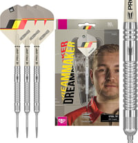 Target Darts Dimitri Van den Bergh Dream Maker G2 90% Volfrám Nyilas Darts Készlet - 21g/23g/25g - Swiss Point Acél Heggyel - Profi Grip 1