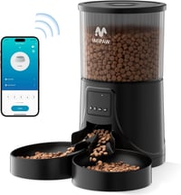 IMIPAW WiFi Automata Adagoló Macskáknak és Kistestű Kutyáknak - 4L Száraztáp Adagoló, Programozható, Napi 1-10 Etetés, Applikációval Vezérel 1