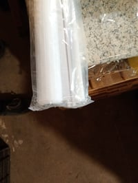 Rulou dublu WOLTU Klemmfix fără găurire 120x150 cm alb, tip zebră, opac — fără mecanism de rulare (stare: vezi a 2-a imagine) 3