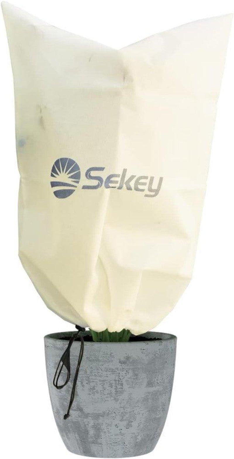 Sekey Beige Növényvédő Takaró 80x60cm, Zsinóros, Télálló