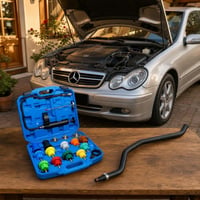 Hűtőrendszer életmentő: Mercedes hűtőfolyadék cső + 18 részes nyomáspróba készlet 1