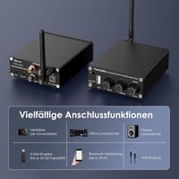 Fosi Audio BL20 Bluetooth 5.0 Mini Hi-Fi Erősítő 100W, Távirányítóval 4