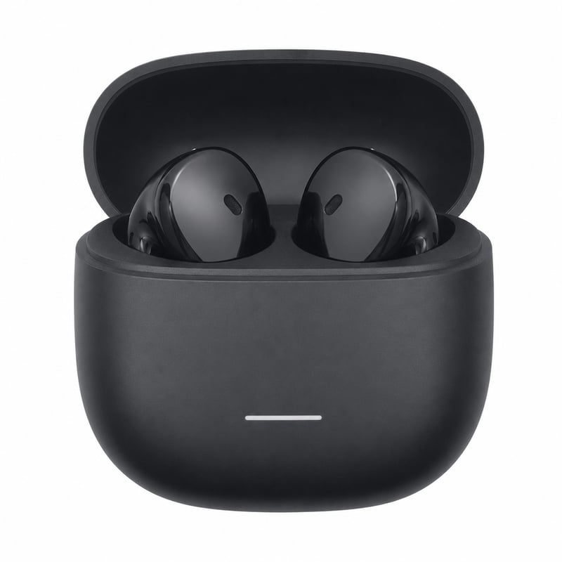 Xiaomi Redmi Buds 8 Active TWS Bluetooth fülhallgató fekete, 37 órás akkumulátor, IP54, csak fülhallgató és (állapot: lásd a 2. képet)