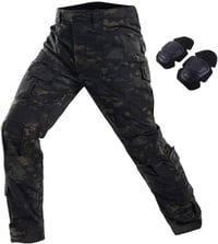 JOYASUS Taktikai Nadrág Paintball Airsoft Játékokhoz, Többzsebes Katonai Nadrág Térdbetétekkel Férfiaknak 1