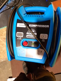 Bezolejový kompresor Güde Airpower 180/08, 1100 W, 8 bar, 140 l/min, remeňový pohon, 2,5 m — bez súpravy adaptérov (stav: pozri 2. obrázok) 3