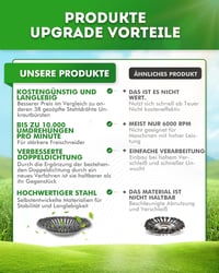 LADAMI Gyomtalanító Drótkefe 200x25,4mm - Univerzális Fűkaszához, Bozótvágóhoz, 38 Fonott Acélszál, Kompatibilis Husqvarna, Dolmar, Echo Gép - 38 Stränge 5