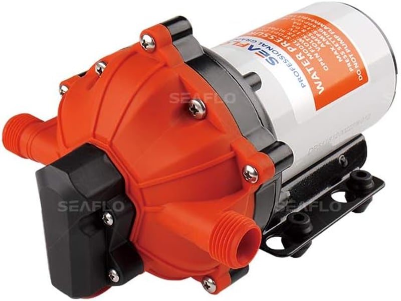 Seaflo 12V-os nagyteljesítményű membránszivattyú, 20.8 L/perc, 4.1 bar