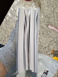 Heite 100 db fehér üres képeslap DIN A6 méret prémium műnyomó papír 300 g/m2 kreatív — meghajlottiyanas (állapot: lásd a 2. képet) 2