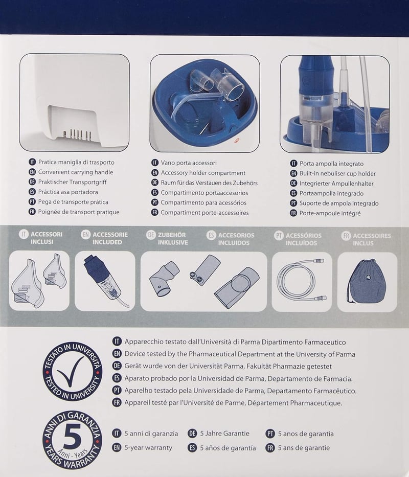 Pic Solution Air Family Evolution Elektromos Inhalátor Aeroszol Spray 1750g Légúti Kezeléshez