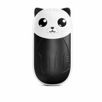 Încălzitor electric de mâini RoserRose cu capacitate de 6000 mAh, 4 trepte de încălzire, negru, design pisică, 1 buc. (set incomplet) 1