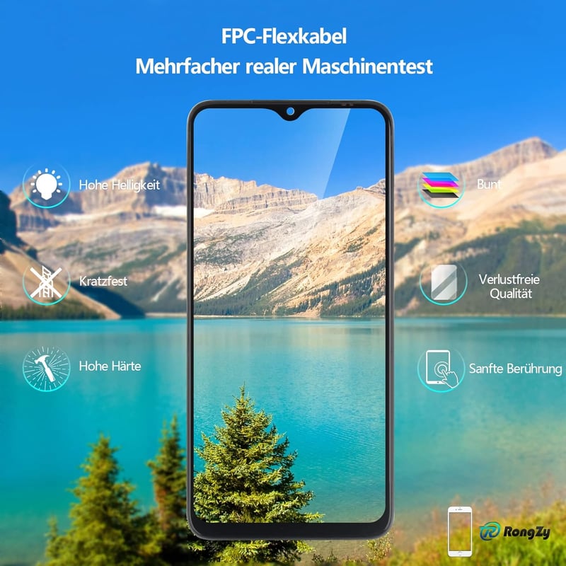RongZy Samsung Galaxy A22 4G A225F Kijelző Csere Érintőképernyővel - Fekete Kerettel, Szerelő Készlettel, Mobiltelefon Javításhoz

AI: I've 