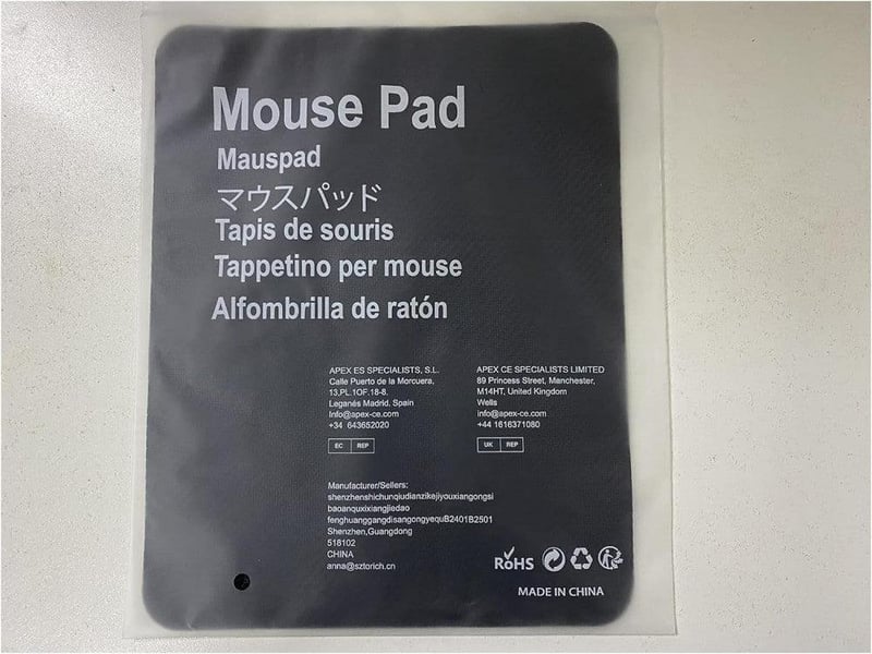 Cimetech Fekete Vízálló Gamer Egérpad Erős Tapadással