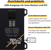 Sunnybag Leaf Mini 5W-os Hordozható Napelem USB Töltő - Vízálló, Ultrakönnyű Outdoor Kiegészítő 4