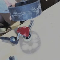 Cărucior pliabil EVER ADVANCED XXL, 225 L, capacitate 150 kg, cu acoperiș și frână — murdar în mai multe locuri (stare: vezi a 2-a imagine) 2