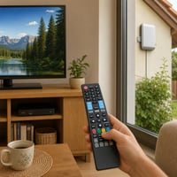 TV balíček do obývačky: 1x diaľkový ovládač + 1x vonkajšia DVB-T/T2 anténa 1