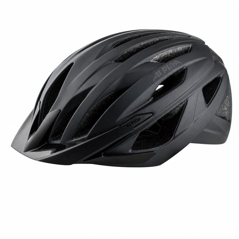 Cyklistická prilba ALPINA Delft MIPS pre dospelých, matná čierna, 58-63 cm — Sťahovací pásik nie je zlomený (stav: pozri 2. obrázok)
