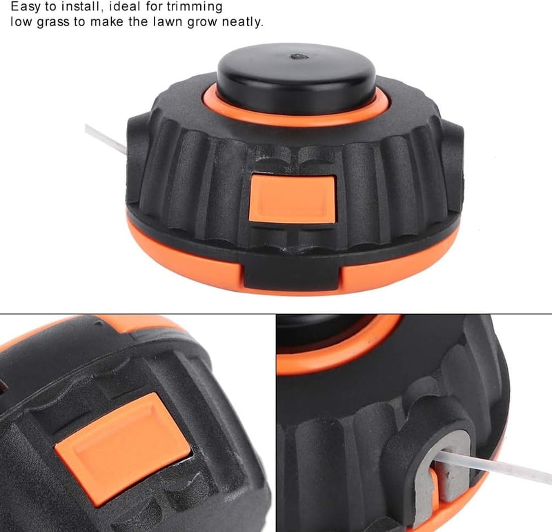 Uadme M10x1.25 Damilfej Szett Fűkaszához - Kompatibilis MX557, P4500, PP125, PP136E, PPB200E, PPB350, PPB32SST Modellekkel, Tartós Fűnyíró A