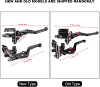Keenso 7/8" hidraulikus fék- és kuplungkar szett motorkerékpárhoz 3
