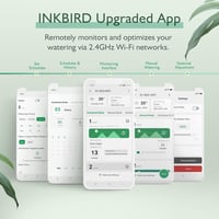 Inkbird IIC-800-WIFI Öntözésvezérlő, 8 Zónás Programozható Öntözőrendszer, Időjárásálló Burkolattal, Esőérzékelő Funkcióval és Szezonális Be 2