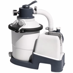 Pompă cu filtru cu nisip Intex 26642 Krystal Clear — defectă, pentru piese: Pompa nu funcționează, controlerul este deteriorat (stare: vezi poza a 2-a)