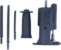 Tiardey Fúrószár Adapter 3 Pengével - Fém és Fa Vágó Fúrógép Feltét Akkus Fúrókhoz - Hordozható Sbelsgen Adapter 1