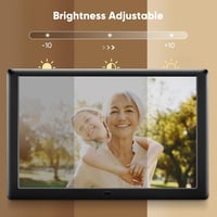 Yontwe 10" Digitális Képkeret 1280x800 Felbontással - Fotó/Videó/Zene Lejátszó, USB/SD Kártya, Távvezérlővel, Naptár és Ébresztő Funkcióval 4