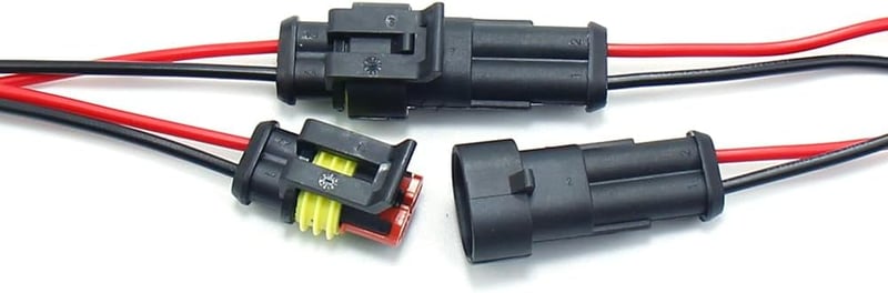 shengbowi Vízálló Gyorscsatlakozó Készlet 2/3/4 Pólusú 16-20AWG - Autó, Motor, Hajó Elektromos Vezeték Csatlakozók Járművekhez