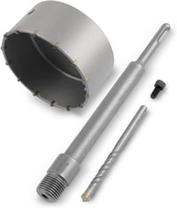 Binota 125mm-es SDS Plus betonlyukfúró, 220mm-es szárral, téglához és kőfalhoz 1