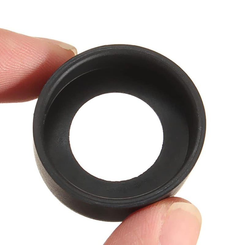 TopHomer 33MM-es ferde gumiszemlencse védő mikroszkóphoz és távcsőhöz, 2 darabos szett