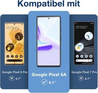 Google Pixel 6A edzett üveg védőfólia, 2 db, ujjlenyomatmentes 2