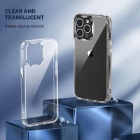 iPhone 13 Pro átlátszó vékony szilikon védőtok, ütésálló 5