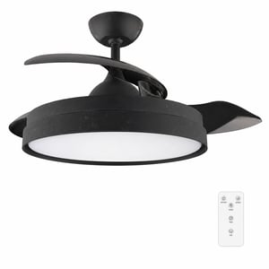 Stropni ventilator Cecotec EnergySilence Aero 4280 Invisible Black — Na više mjesta zaprljan i vidi se da je bio montiran (stanje: vidi 2. sliku)