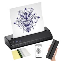 BIOMASER vezeték nélküli tetoválás stencil nyomtató - iOS és Android kompatibilis, A4-es, Bluetooth-os 1