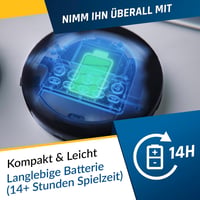 KLIM Nomad Hordozható CD Lejátszó Bluetooth - Hosszú Üzemidejű Akkumulátor, Fülhallgatóval, CD-R/RW/MP3, TF Kártyaolvasó, FM Rádió - Autóba  5