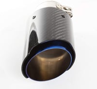 Akrapovic 54mm-es rozsdamentes acél és karbon kipufogóvég, 2,1"-3,5" átmérő 7