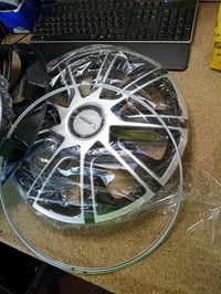 Michelin NVS 49 Dísztárcsa 14 colos króm alumíniumfelni hatású készlet 3 db (1 db hiányzik az eredeti szettből) 4