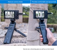 Sony kamera markolat és mini állvány távirányítóval - Kompatibilis a1, a7 IV, ZV-1, RX100 sorozattal 8