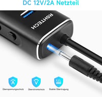 RSHTECH 8 portos USB 3.2 Hub SD/TF kártyaolvasóval, tápegységgel 6
