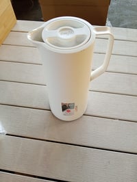Termoska Emsa Motiva N41704, 1 liter, biela, uzáver Quick-Press, sklenená vložka, 12 — na okraji chýba farba (stav: pozri 2. obrázok) 3