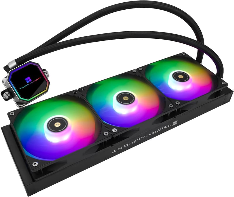 Thermalright Frozen Prism 360 Black ARGB Vízhűtéses CPU Hűtő, 120mm-es ARGB PWM Ventilátorral, AM4/AM5, Intel LGA1700/1851/1150/1151/1200/20