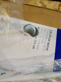 Suport pentru haine TAISSU EIDE, alb și lemn, 47x29x111 cm, oțel și lemn, partea superioară — piesă comprimată, ușoară urmă de uzură (stare: vezi a 2-a imagine) 2