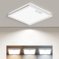 BLNAN Mozgásérzékelős LED Mennyezeti Lámpa 18W - 3 Színhőmérséklet, 3 Üzemmód, 22cm, Konyhába, Fürdőbe, Folyosóra, Garázsba 1